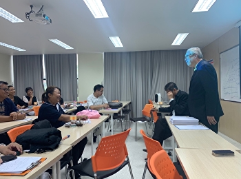 บรรยากาศเปิดเทอมวันแรกของหลักสูตรปรัชญาดุษฎีบัณฑิต
สาขาวิชานวัตกรรมการจัดการ ของนักศึกษา
รุ่น 19